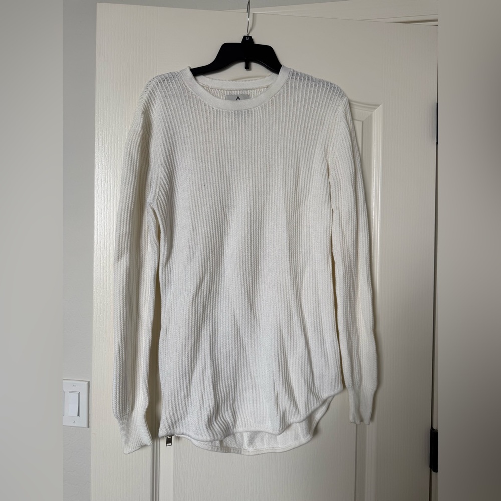 UNIF White Crewneck Sweater